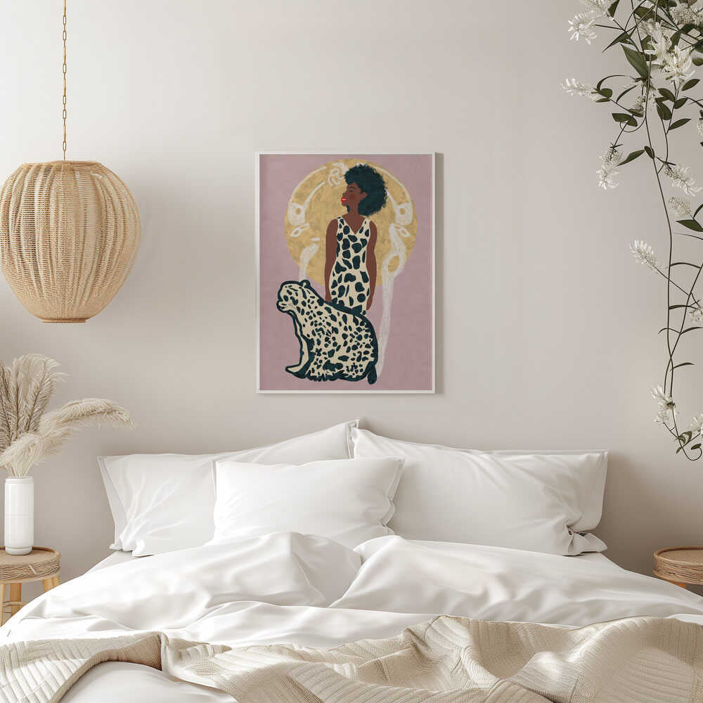 AMAZON WOMAN - Stretched Canvas, Poster or Fine Art Print - I Heart Wall Art - Poster Print, Canvas Print or Framed Art Print