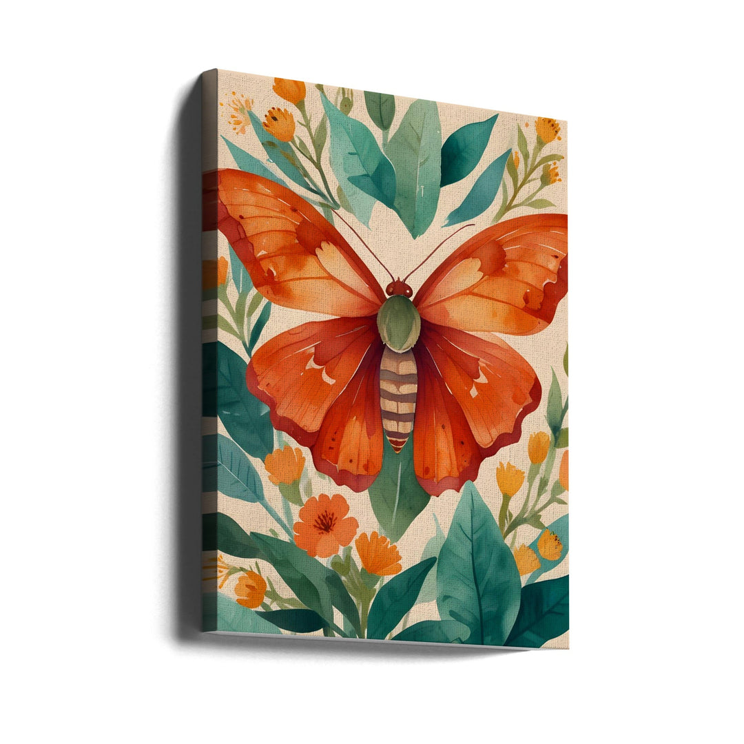 Amber Wings - Stretched Canvas, Poster or Fine Art Print I Heart Wall Art