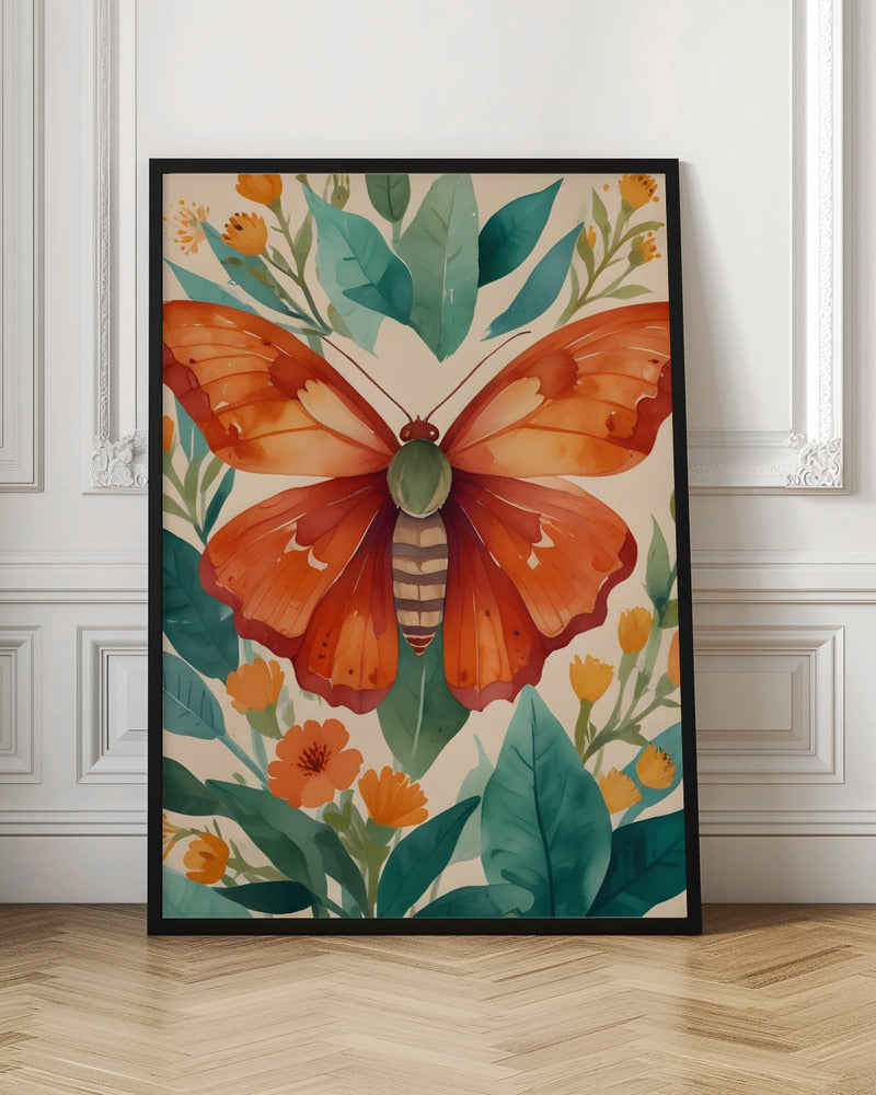 Amber Wings - Stretched Canvas, Poster or Fine Art Print I Heart Wall Art