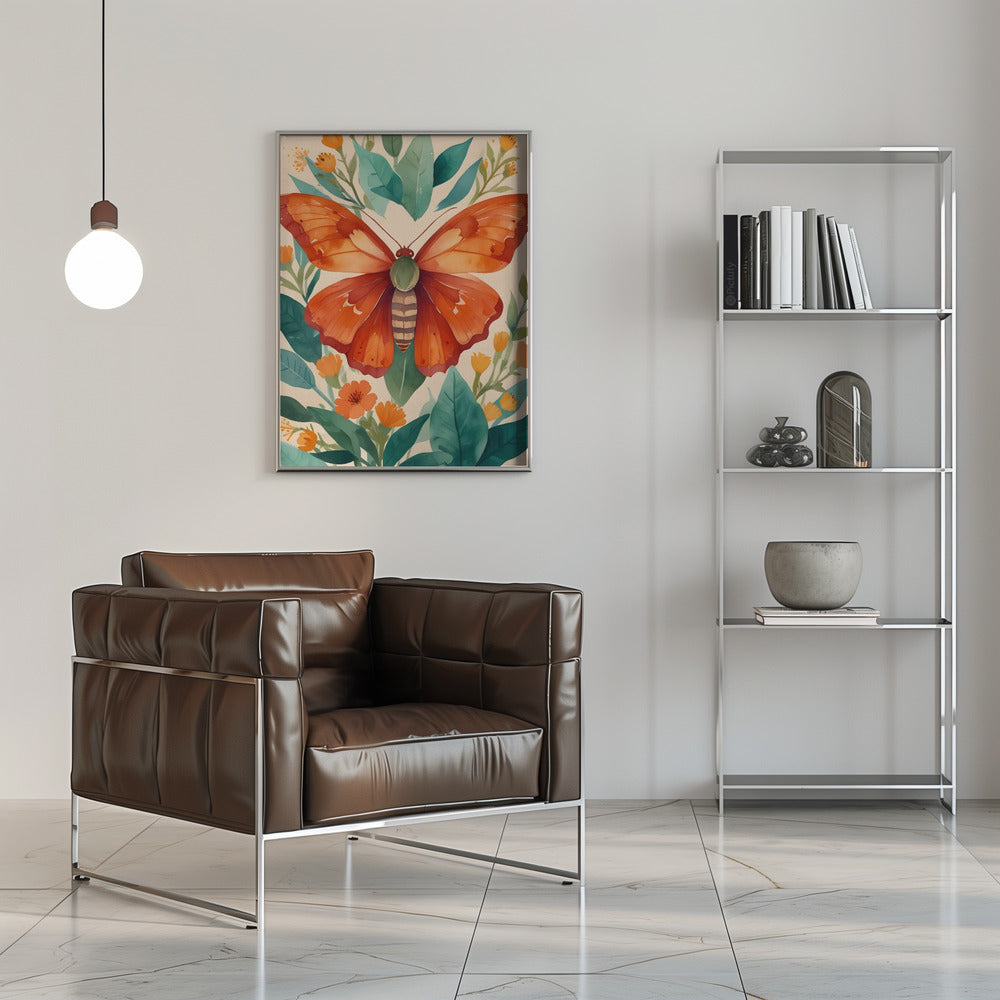 Amber Wings - Stretched Canvas, Poster or Fine Art Print I Heart Wall Art