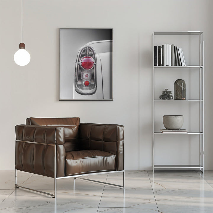 American classic car Bel Air 1956 abstract - Stretched Canvas, Poster or Fine Art Print I Heart Wall Art