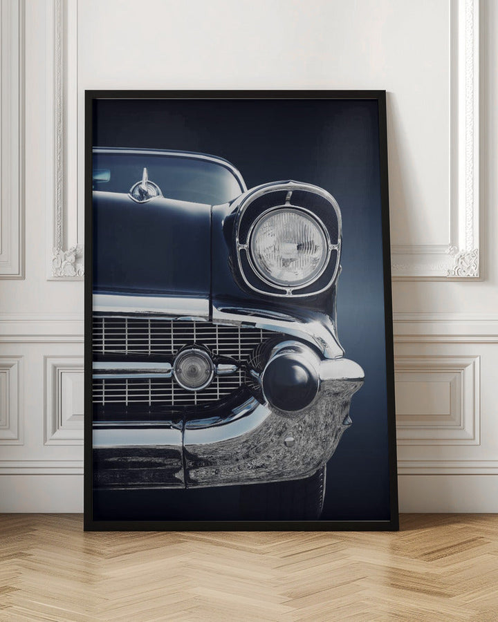 American classic car Bel Air 1957 Front - Stretched Canvas, Poster or Fine Art Print I Heart Wall Art