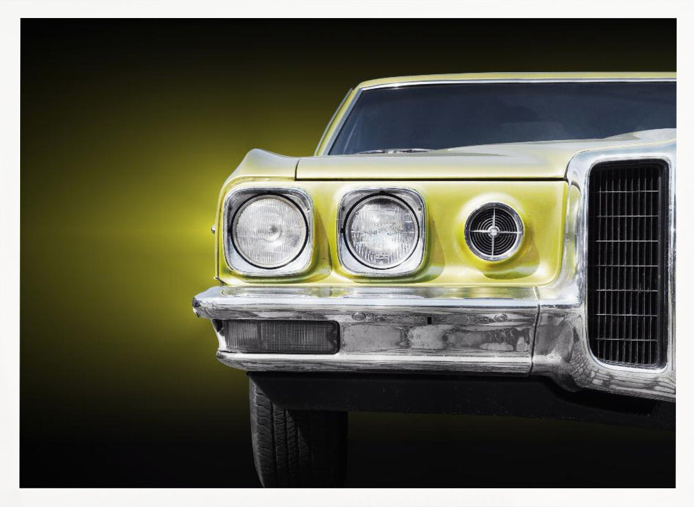 American classic car Bonneville 1970 Front - Stretched Canvas, Poster or Fine Art Print I Heart Wall Art
