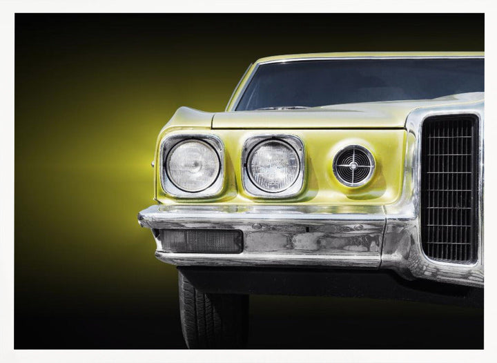 American classic car Bonneville 1970 Front - Stretched Canvas, Poster or Fine Art Print I Heart Wall Art