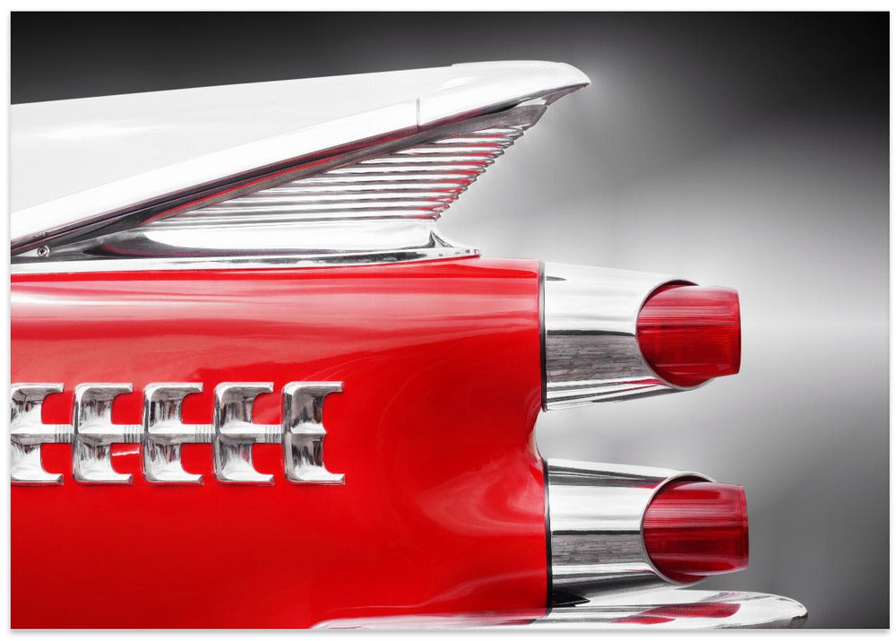 American classic car Coronet 1959 tail fin - Stretched Canvas, Poster or Fine Art Print I Heart Wall Art