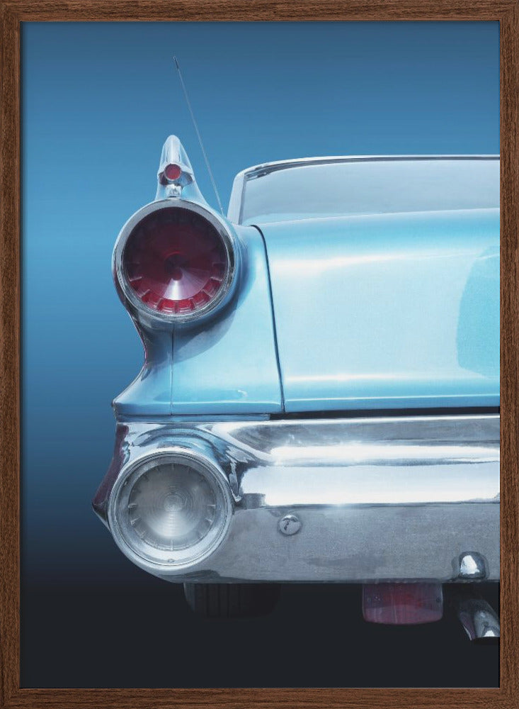 American classic car Dart Pioneer 1960 Rear - Stretched Canvas, Poster or Fine Art Print I Heart Wall Art