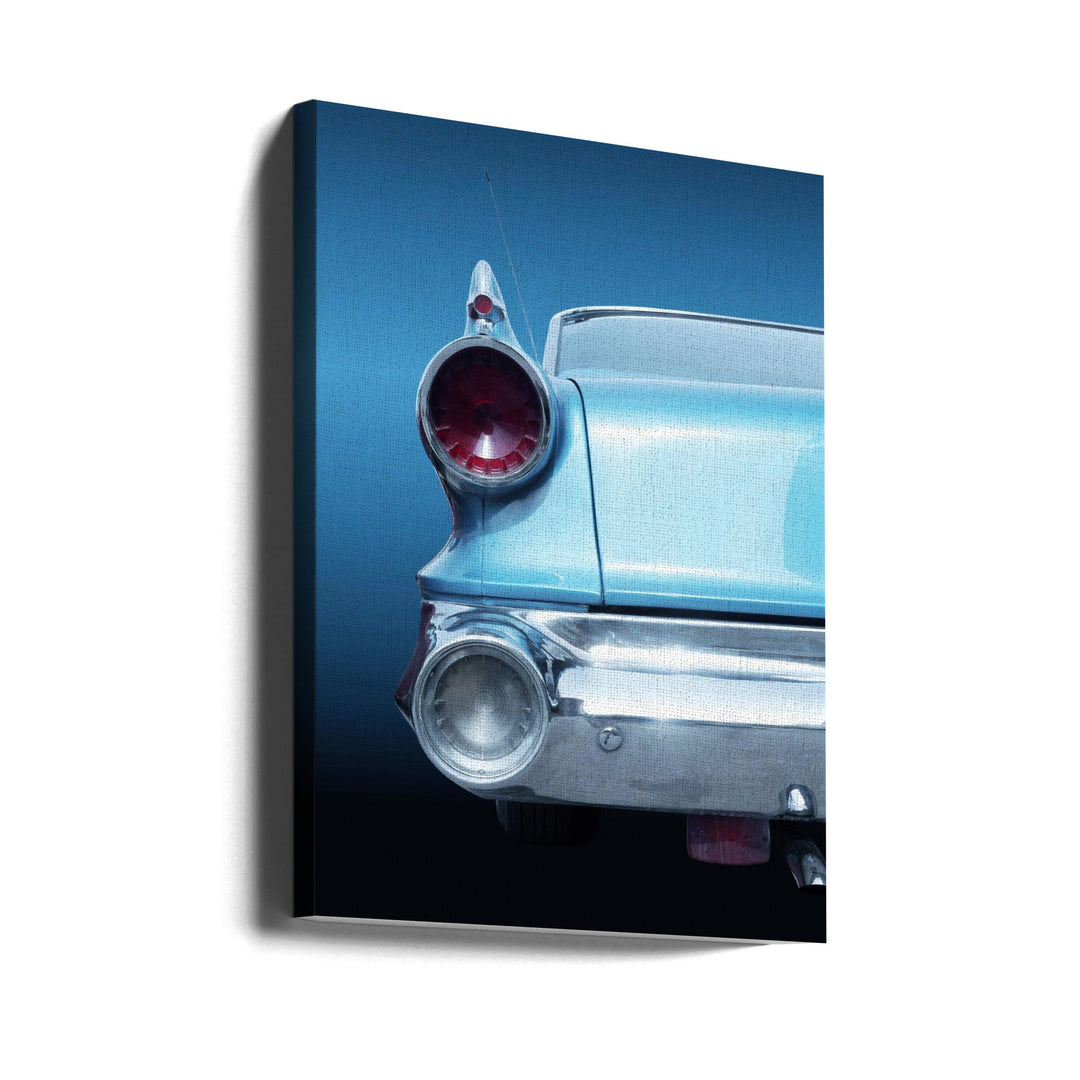 American classic car Dart Pioneer 1960 Rear - Stretched Canvas, Poster or Fine Art Print I Heart Wall Art