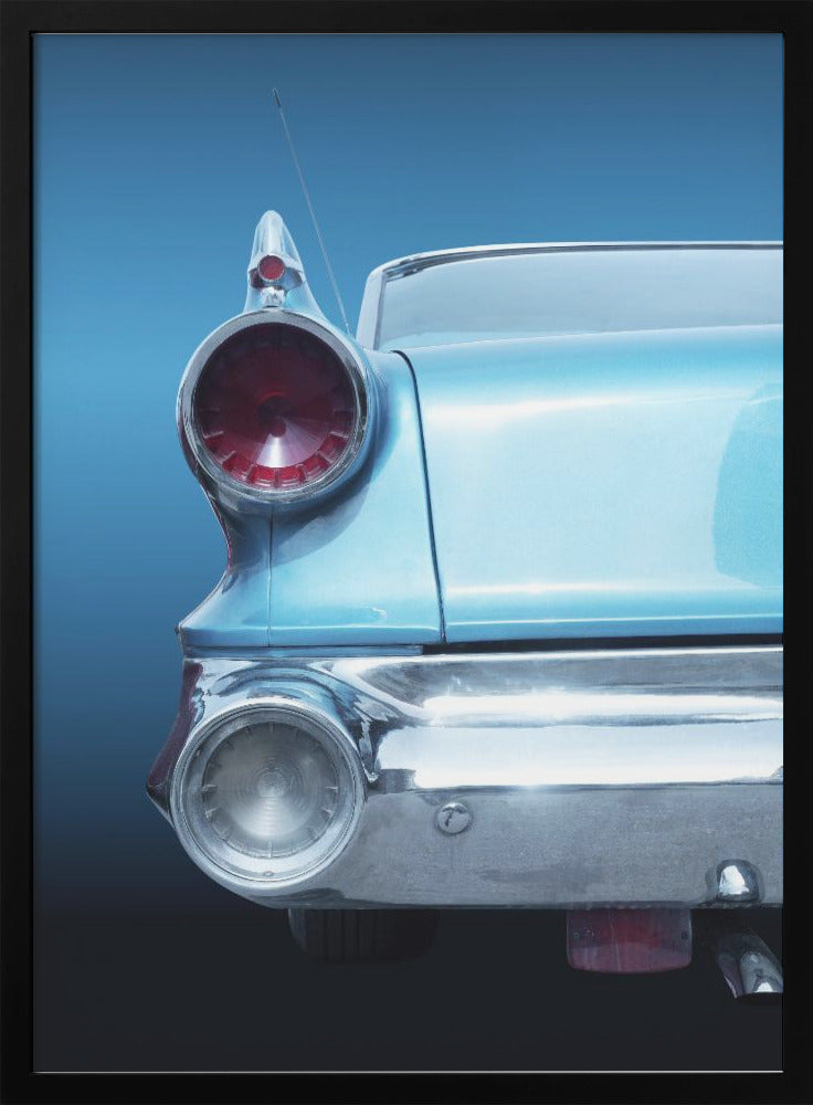 American classic car Dart Pioneer 1960 Rear - Stretched Canvas, Poster or Fine Art Print I Heart Wall Art