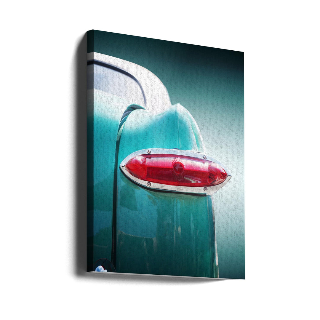 American classic car Deluxe 1951 Rear - Stretched Canvas, Poster or Fine Art Print I Heart Wall Art