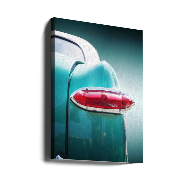 American classic car Deluxe 1951 Rear - Stretched Canvas, Poster or Fine Art Print I Heart Wall Art