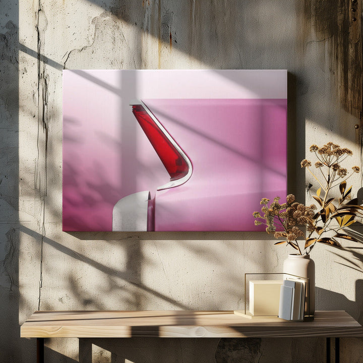 American classic car Deville 1963 tail fin abstract - Stretched Canvas, Poster or Fine Art Print I Heart Wall Art
