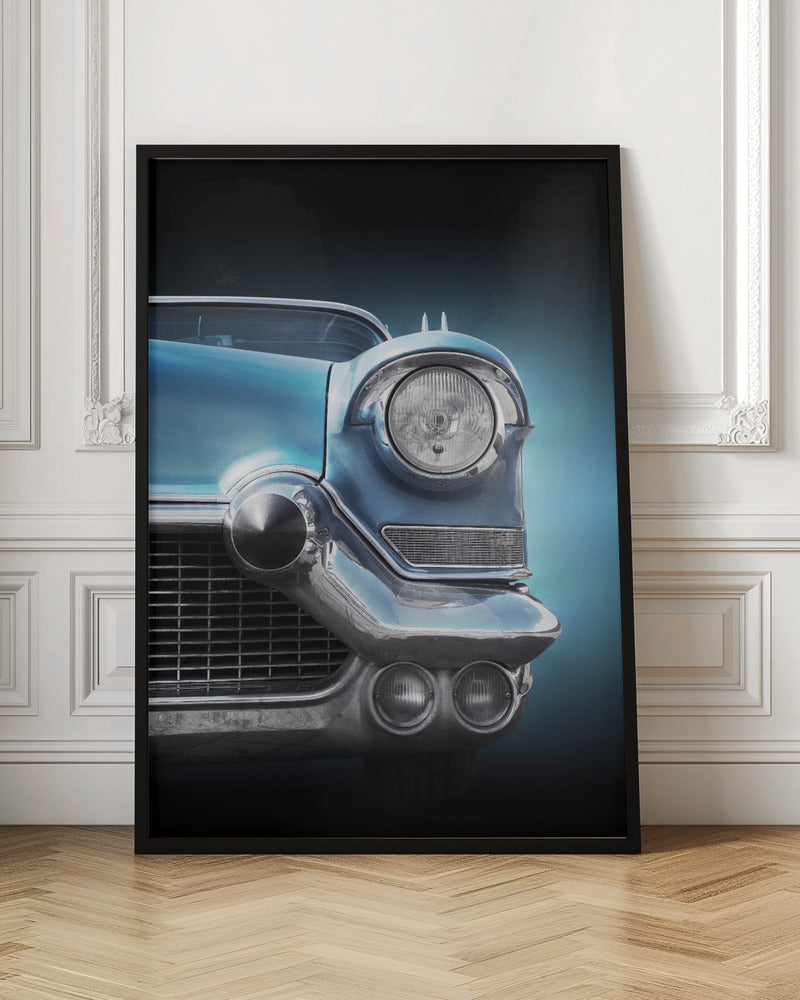 American classic car Eldorado Seville 1957 headlight - Stretched Canvas, Poster or Fine Art Print I Heart Wall Art