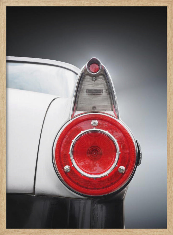 American classic car Fair Lane 1956 Rear - Stretched Canvas, Poster or Fine Art Print I Heart Wall Art