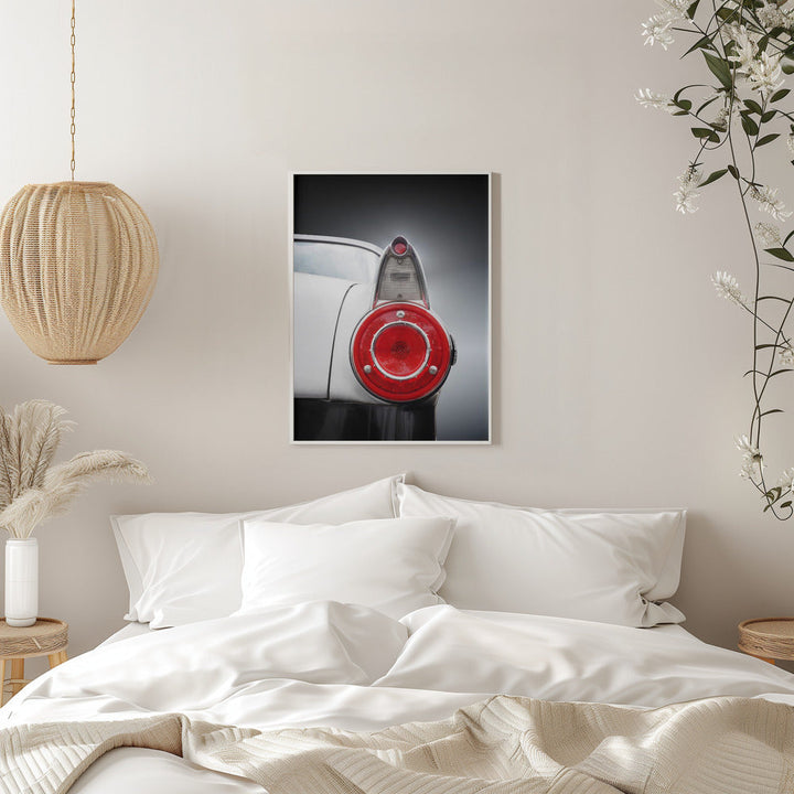 American classic car Fair Lane 1956 Rear - Stretched Canvas, Poster or Fine Art Print I Heart Wall Art