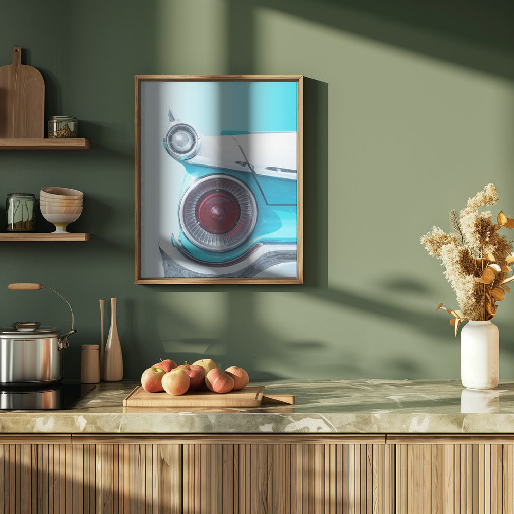 American Classic Car Fair Lane 500 1959 - Stretched Canvas, Poster or Fine Art Print I Heart Wall Art