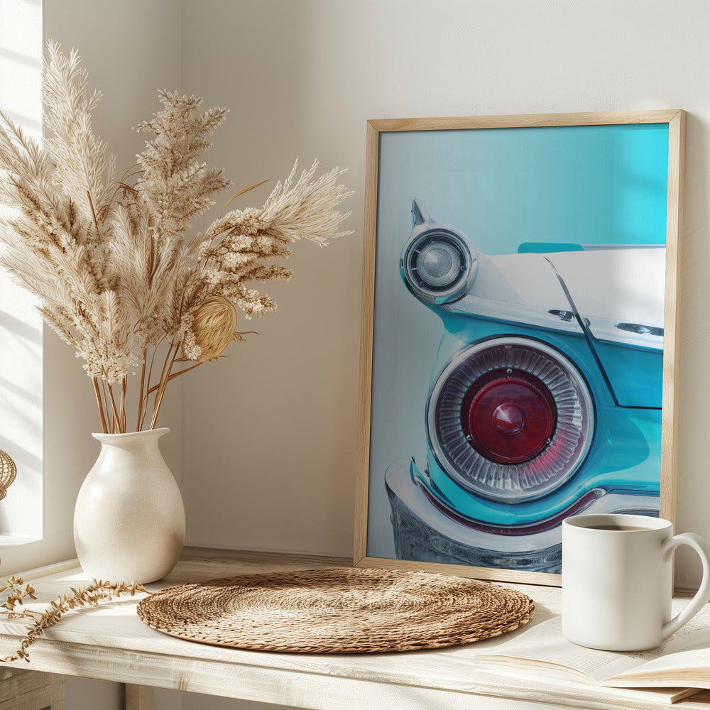 American Classic Car Fair Lane 500 1959 - Stretched Canvas, Poster or Fine Art Print I Heart Wall Art