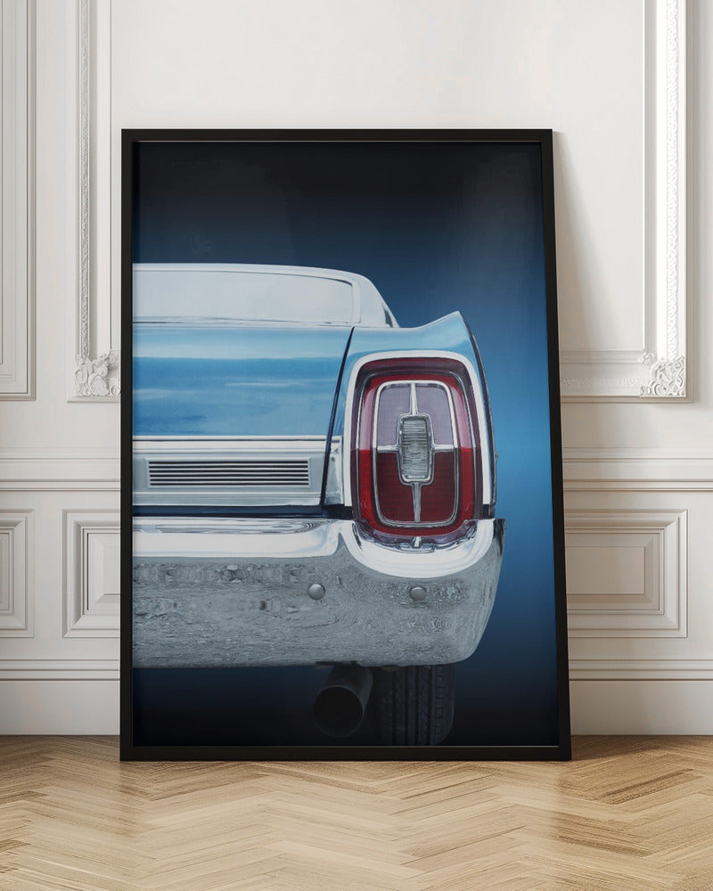 American classic car Galaxie 500 1967 Rear - Stretched Canvas, Poster or Fine Art Print I Heart Wall Art