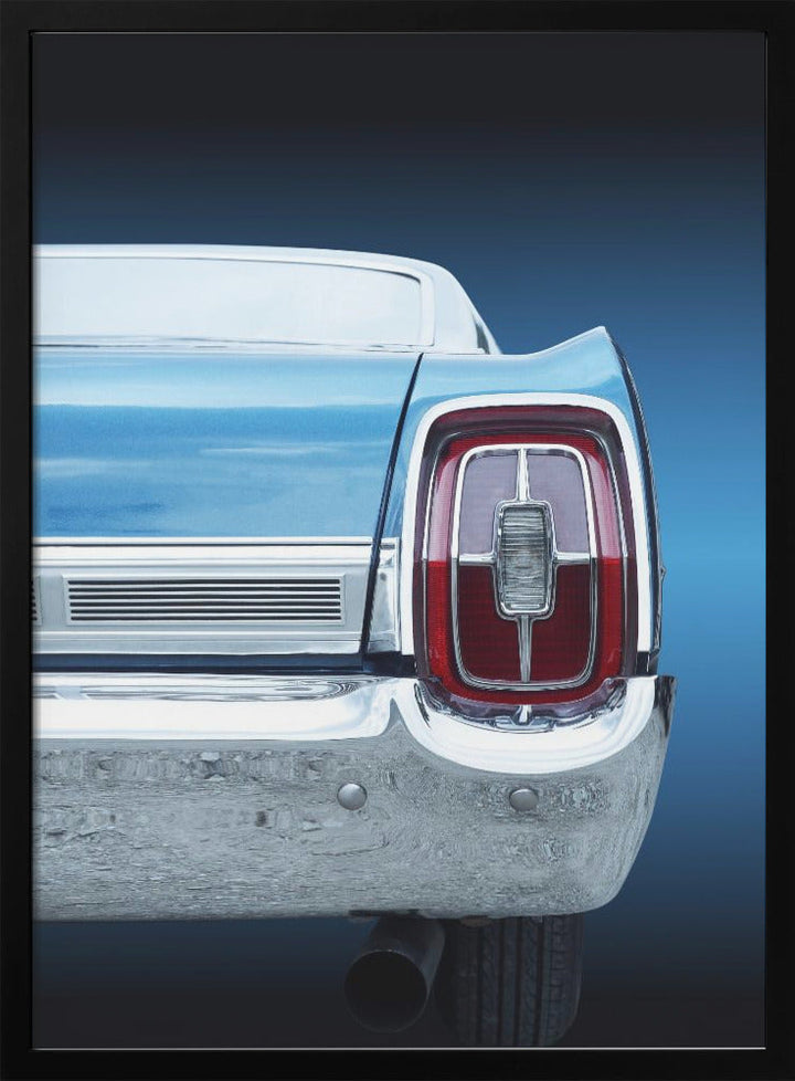 American classic car Galaxie 500 1967 Rear - Stretched Canvas, Poster or Fine Art Print I Heart Wall Art