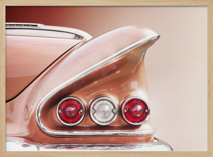 American classic car Impala 1958 Sport Coupe - Stretched Canvas, Poster or Fine Art Print I Heart Wall Art
