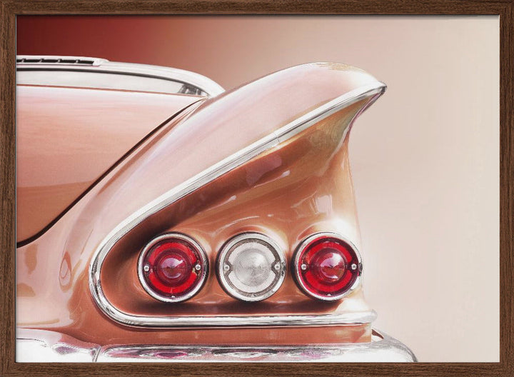 American classic car Impala 1958 Sport Coupe - Stretched Canvas, Poster or Fine Art Print I Heart Wall Art