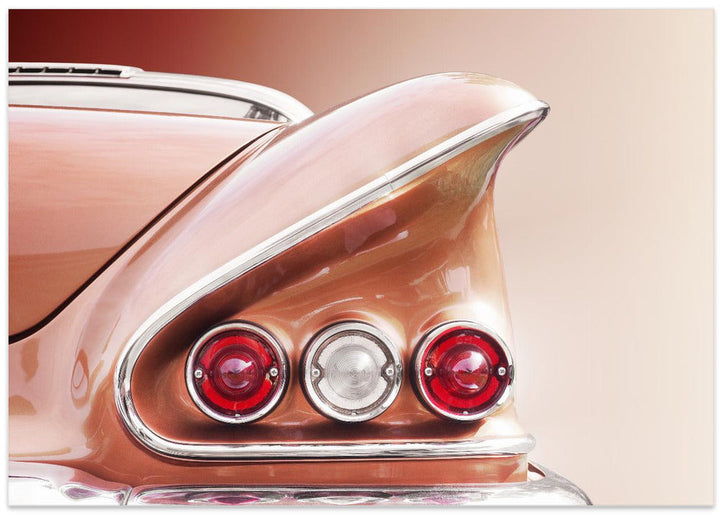 American classic car Impala 1958 Sport Coupe - Stretched Canvas, Poster or Fine Art Print I Heart Wall Art
