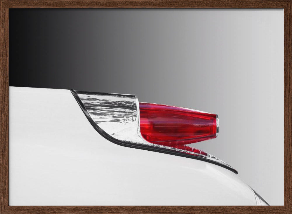 American classic car Monterey 1962 taillight abstract - Stretched Canvas, Poster or Fine Art Print I Heart Wall Art