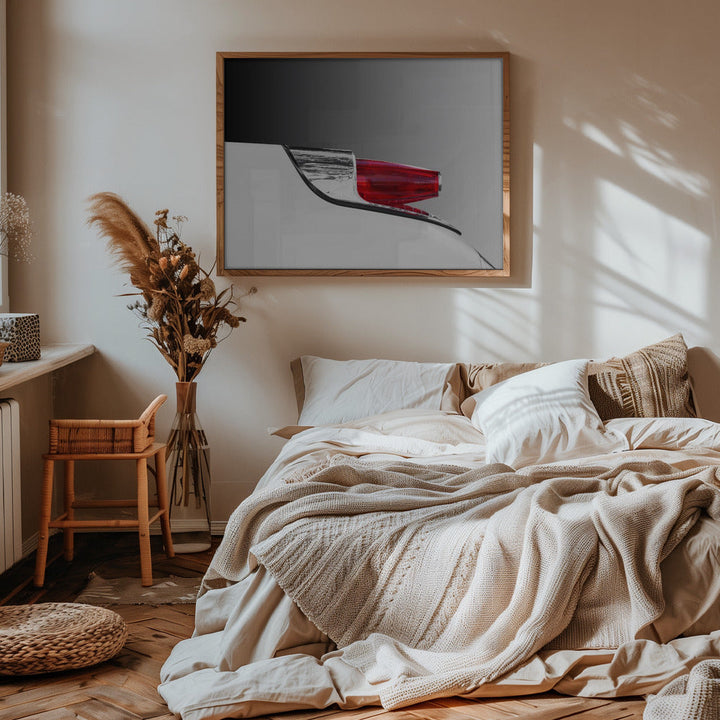 American classic car Monterey 1962 taillight abstract - Stretched Canvas, Poster or Fine Art Print I Heart Wall Art