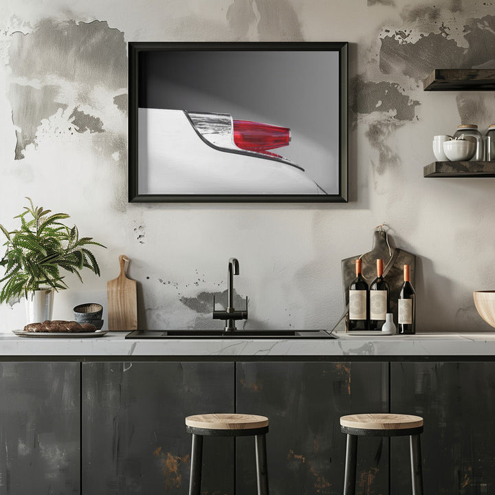 American classic car Monterey 1962 taillight abstract - Stretched Canvas, Poster or Fine Art Print I Heart Wall Art