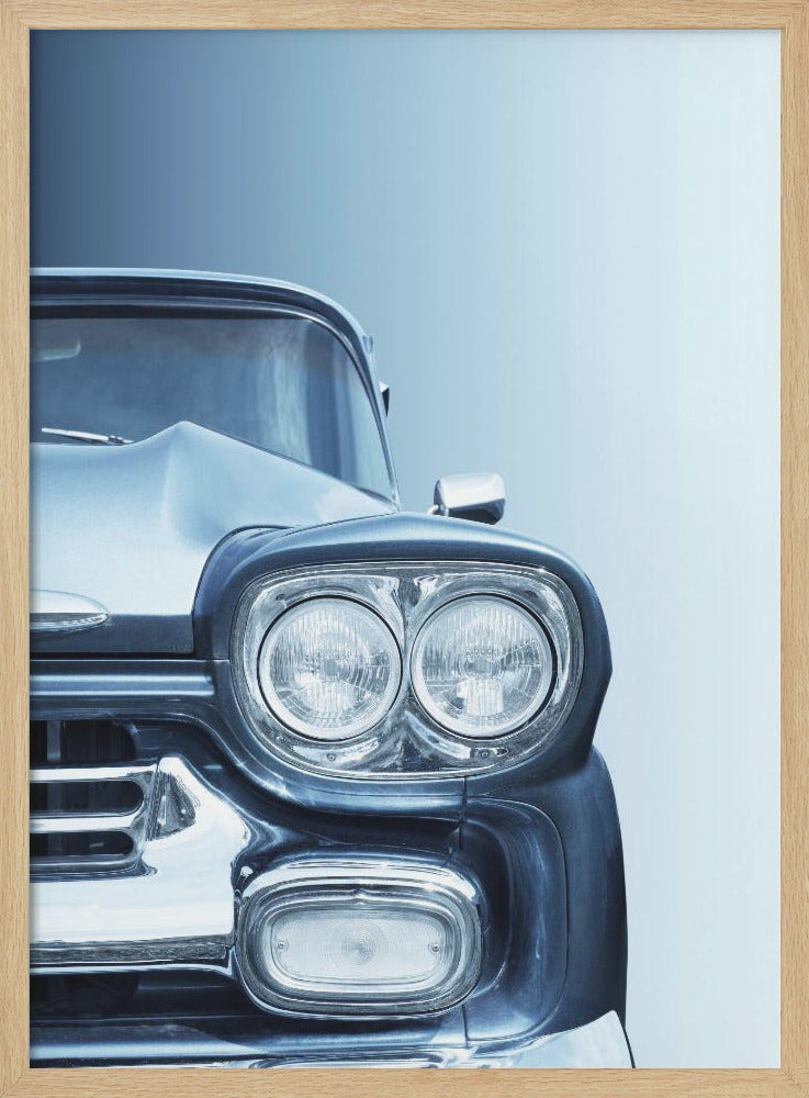 American classic car Pickup Apache 1958 - Stretched Canvas, Poster or Fine Art Print I Heart Wall Art