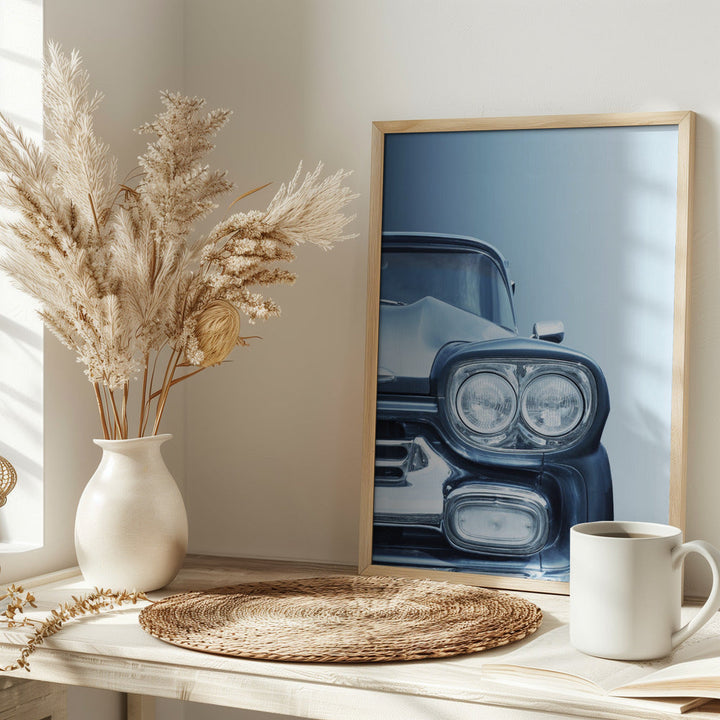 American classic car Pickup Apache 1958 - Stretched Canvas, Poster or Fine Art Print I Heart Wall Art
