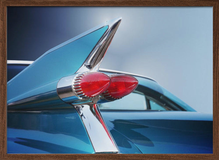 American classic car Sedan Deville 1959 Rear - Stretched Canvas, Poster or Fine Art Print I Heart Wall Art