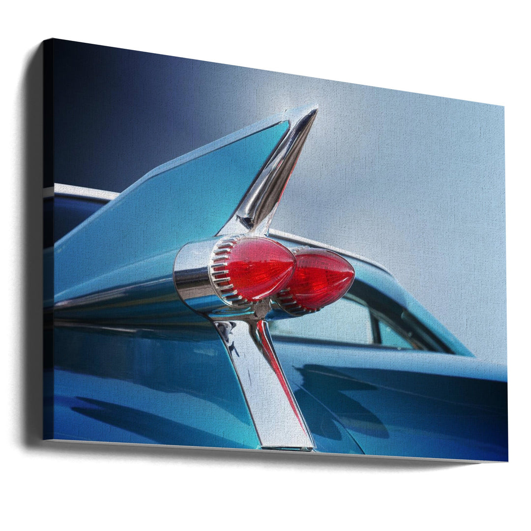 American classic car Sedan Deville 1959 Rear - Stretched Canvas, Poster or Fine Art Print I Heart Wall Art