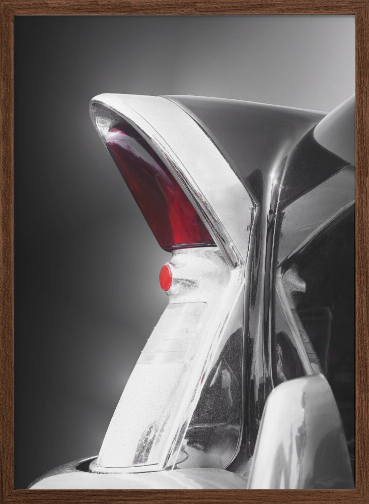 American classic car Special 1956 tail fin abstract - Stretched Canvas, Poster or Fine Art Print I Heart Wall Art