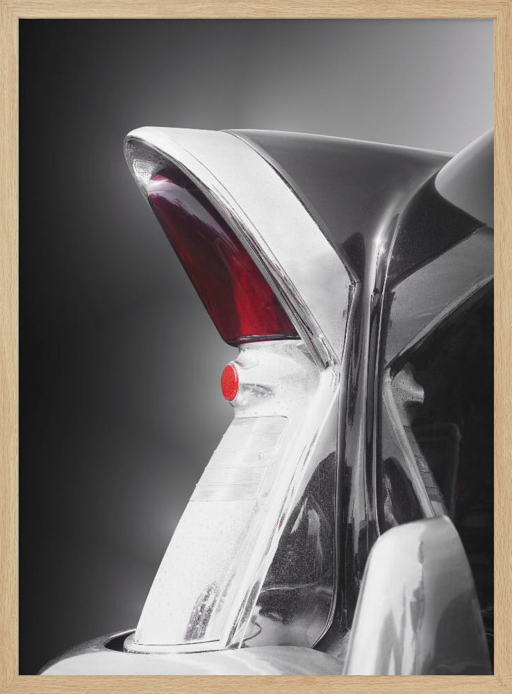 American classic car Special 1956 tail fin abstract - Stretched Canvas, Poster or Fine Art Print I Heart Wall Art