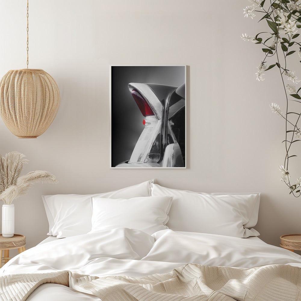 American classic car Special 1956 tail fin abstract - Stretched Canvas, Poster or Fine Art Print I Heart Wall Art