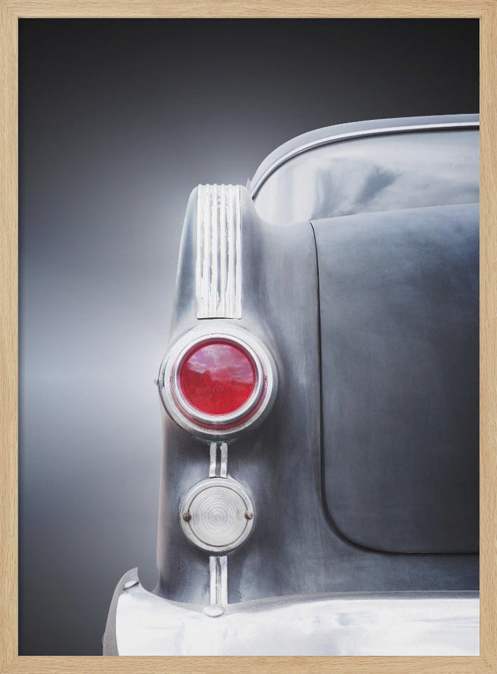 American classic car Star Chief 1955 Rear - Stretched Canvas, Poster or Fine Art Print I Heart Wall Art