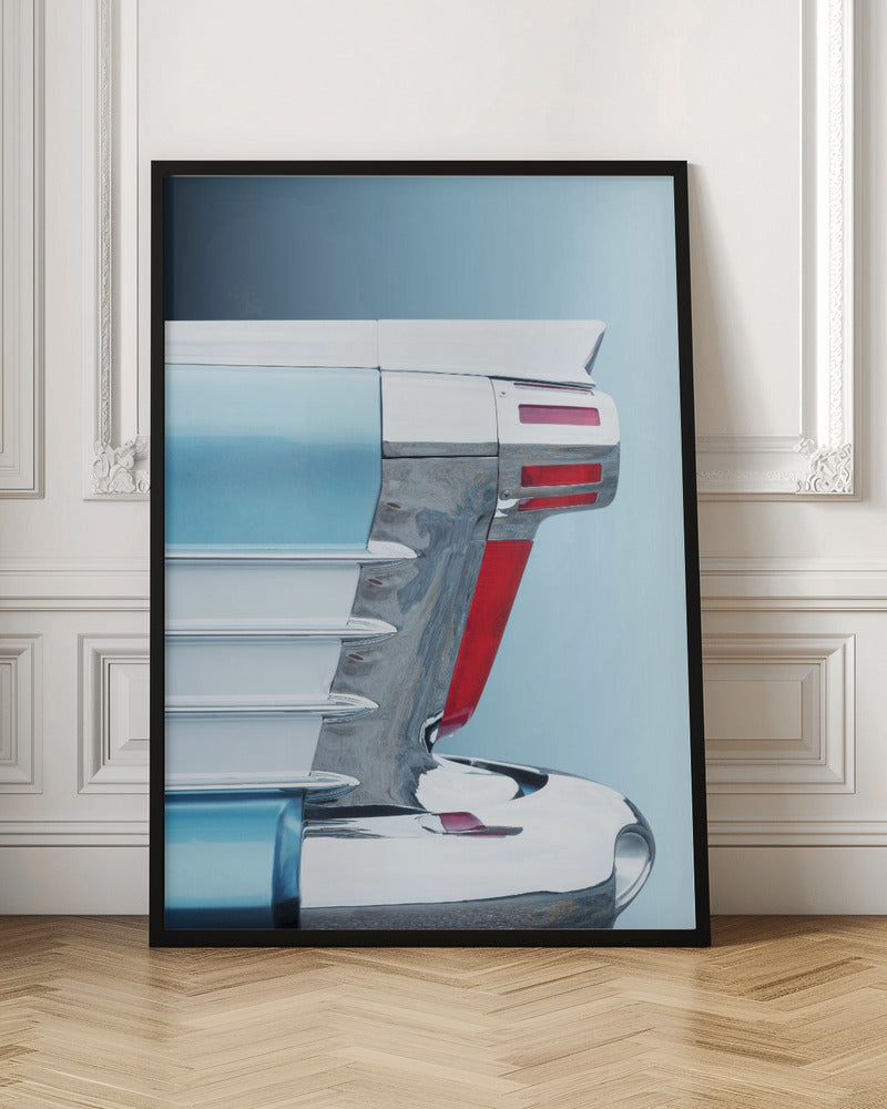 American classic car Super 88 1958 abstract - Stretched Canvas, Poster or Fine Art Print I Heart Wall Art