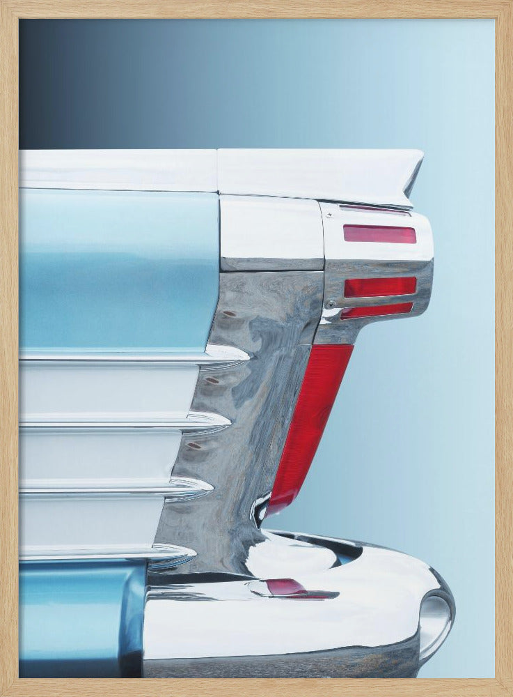 American classic car Super 88 1958 abstract - Stretched Canvas, Poster or Fine Art Print I Heart Wall Art