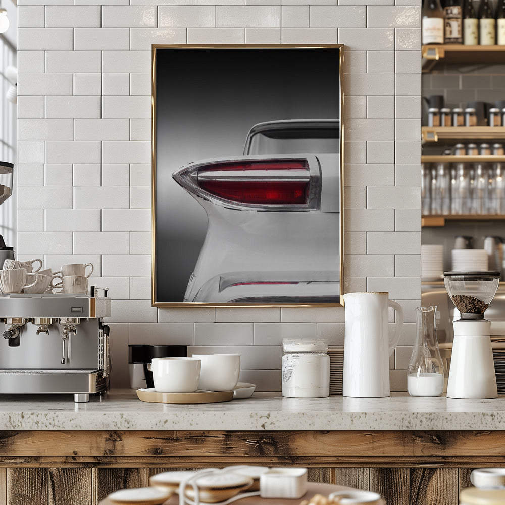 American classic car Super 88 1960 abstract - Stretched Canvas, Poster or Fine Art Print I Heart Wall Art