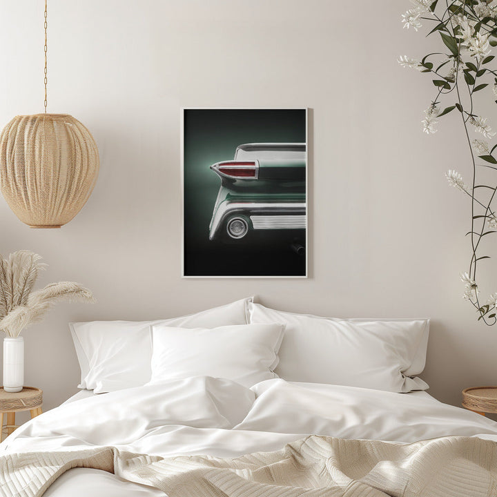 American classic car Super 88 1960 Holiday - Stretched Canvas, Poster or Fine Art Print I Heart Wall Art