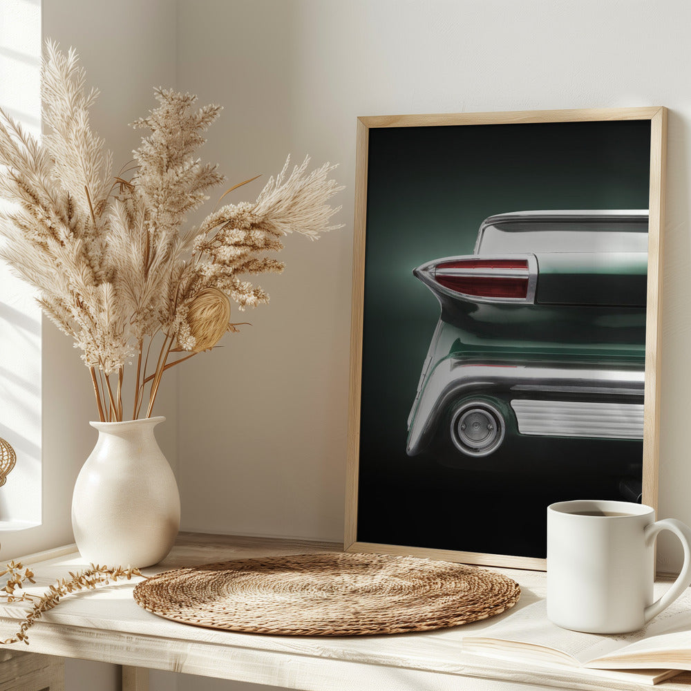 American classic car Super 88 1960 Holiday - Stretched Canvas, Poster or Fine Art Print I Heart Wall Art