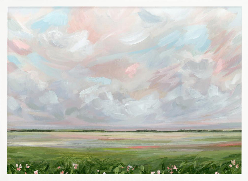 Amongst the Wildflowers - Stretched Canvas, Poster or Fine Art Print I Heart Wall Art