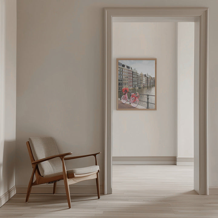 Amsterdam - Stretched Canvas, Poster or Fine Art Print I Heart Wall Art