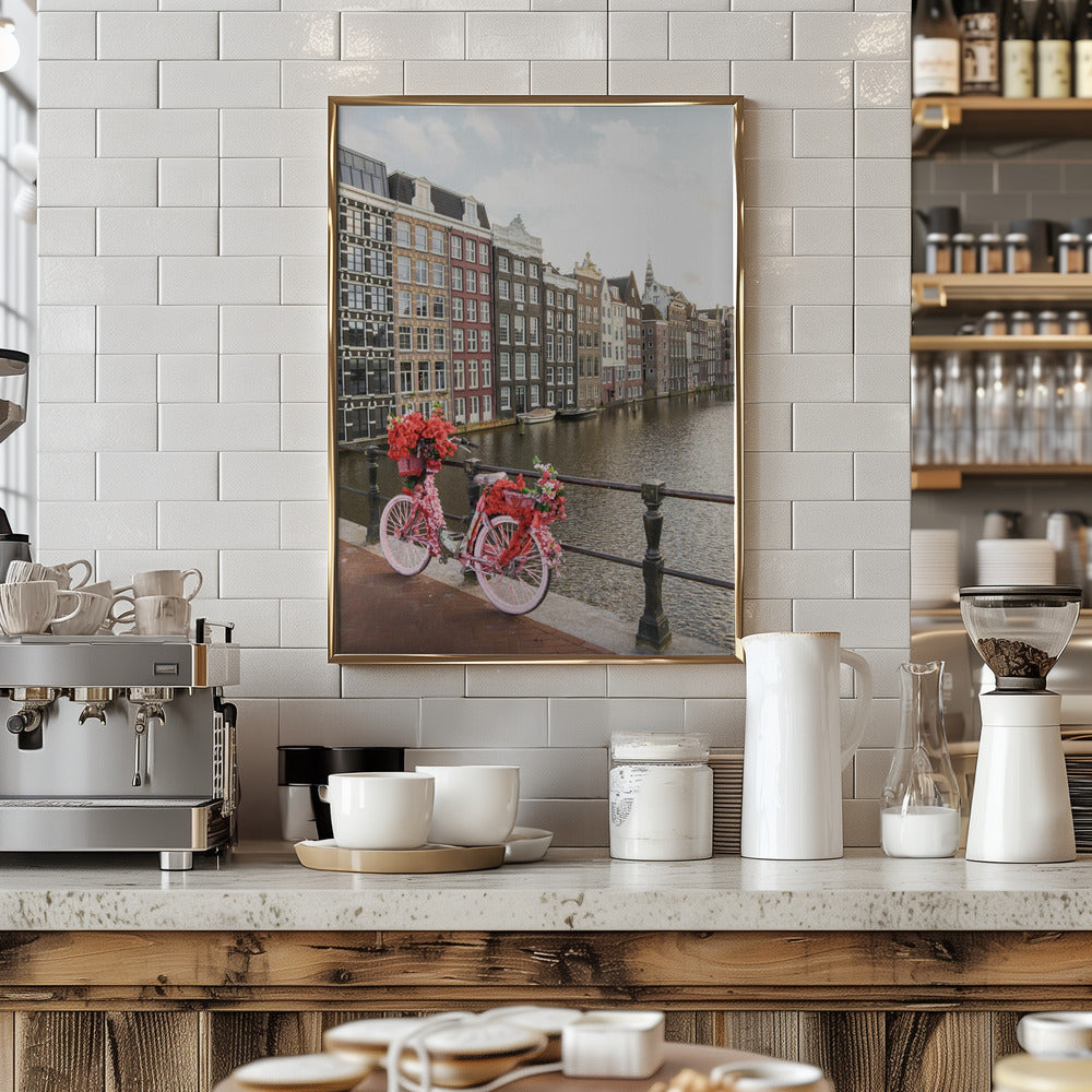 Amsterdam - Stretched Canvas, Poster or Fine Art Print I Heart Wall Art