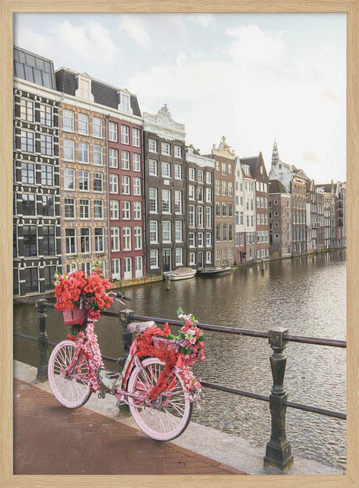 Amsterdam - Stretched Canvas, Poster or Fine Art Print I Heart Wall Art