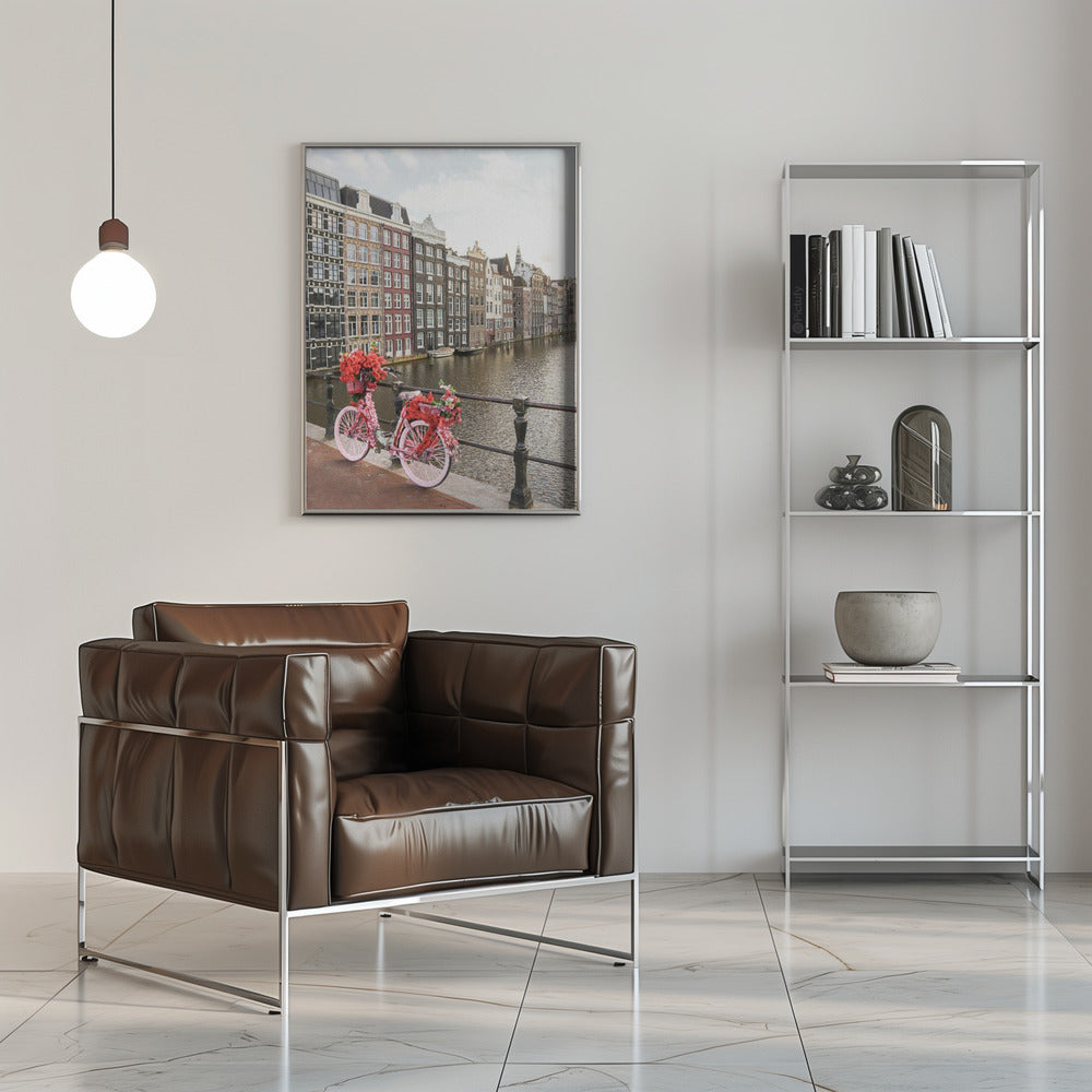 Amsterdam - Stretched Canvas, Poster or Fine Art Print I Heart Wall Art