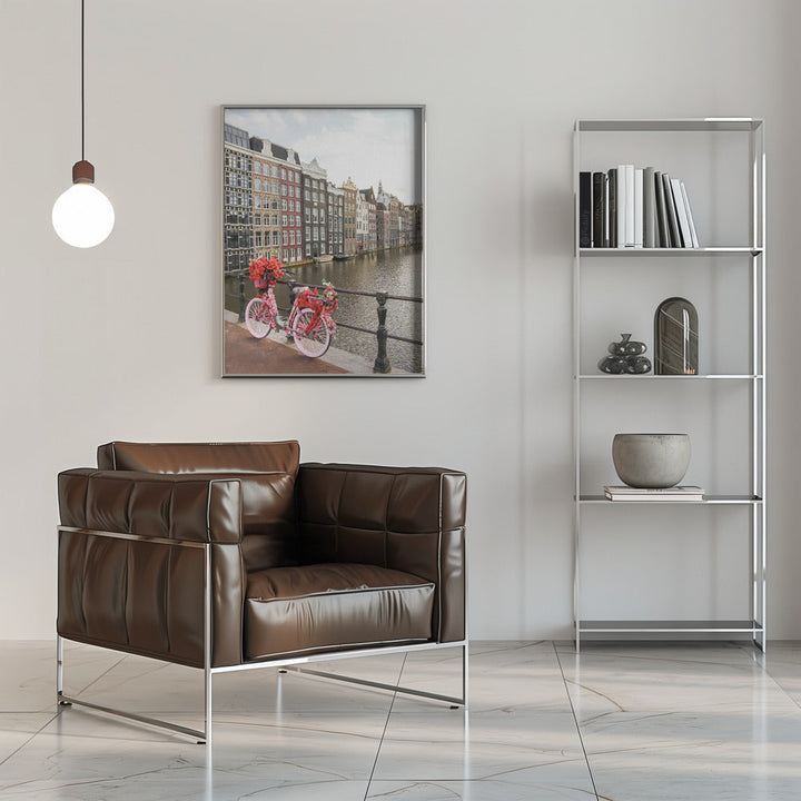 Amsterdam - Stretched Canvas, Poster or Fine Art Print I Heart Wall Art