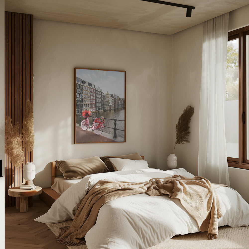 Amsterdam - Stretched Canvas, Poster or Fine Art Print I Heart Wall Art