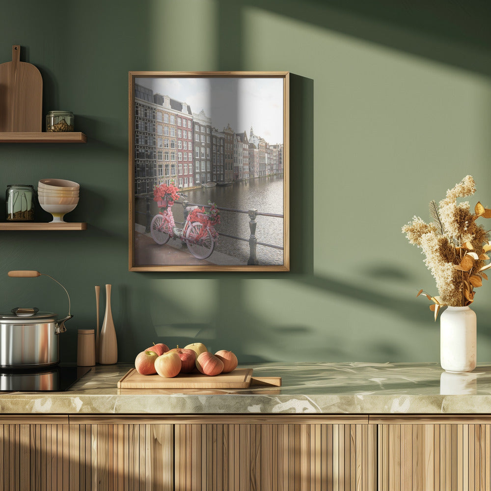 Amsterdam - Stretched Canvas, Poster or Fine Art Print I Heart Wall Art