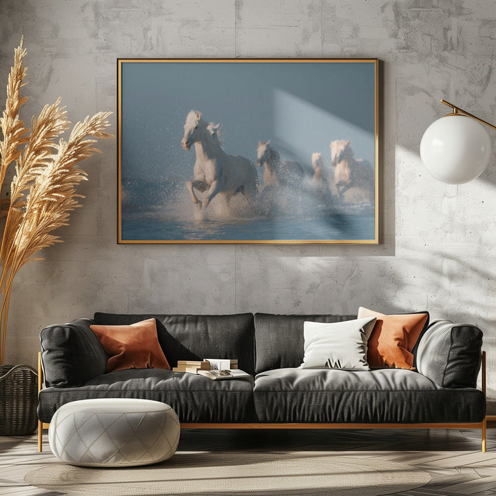 Angels of Camargue - Stretched Canvas, Poster or Fine Art Print I Heart Wall Art